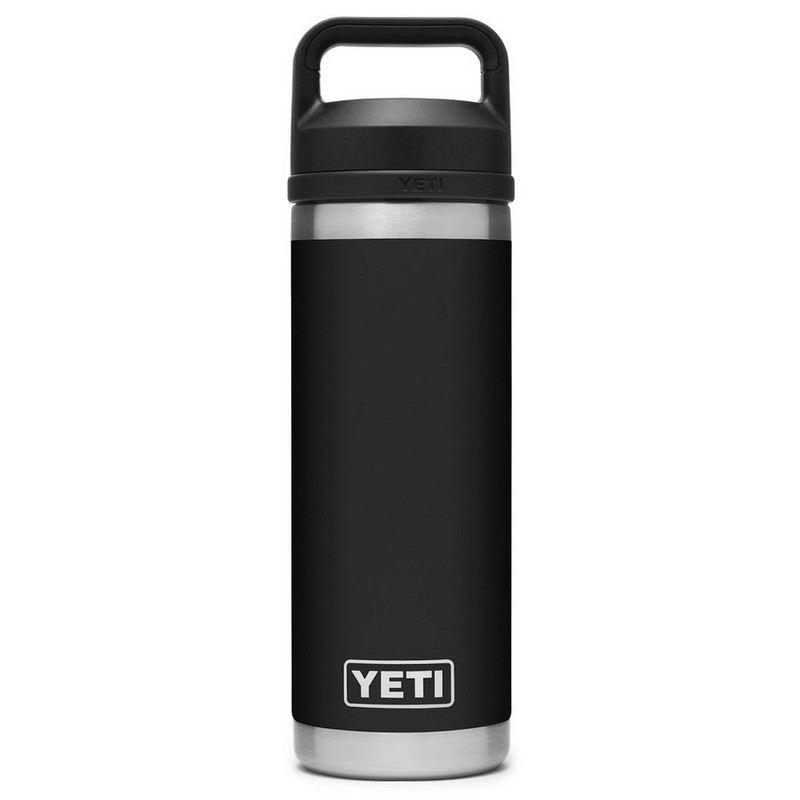 Yeti Rambler Bottle 18 Ounce With Chug Cap in Black Color